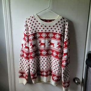 Bright holiday sweater
